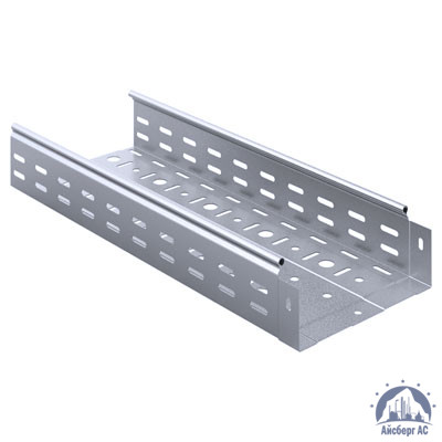 Лоток кабельный перфорированный 300х100 оцинкованный s=0.8 купить в Самаре