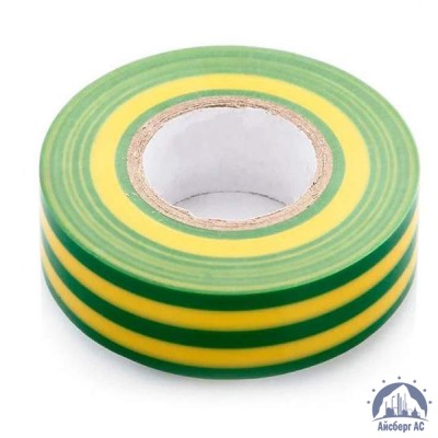 Лента изоляционная ПВХ (Авалон) 15 мм жёлто-зелёная купить в Самаре