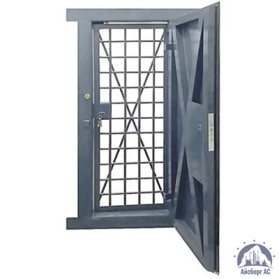 Дверь решётчатая металлическая 900х2100 мм купить в Самаре